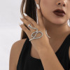 B-1221 New Personalized Gold Silver Metal Snake Bracelet for Women's Party Prom Fashion Jewelry Gift