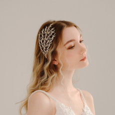 F-0863 Beautiful diamond-studded zircon fairy headbands European and American brides shiny headdress hair accessories