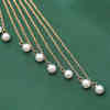 E-6492 New Elegant Women Pearl Ear Cuff Without Pierced Long Tassel Clip on Earrings Holiday Party Jewelry Gift