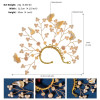 E-6496 Bridal Earrings Wedding Dresses Ins Style Crystal Beads Shell Ear Clips Elf Earrings Handmade Earcuff
