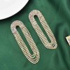 E-6499  Luxury Exaggerated Large Crystal Rhinestone Long Tassel Pendant Earrings Ladies Nightclub Party Wedding Jewelry Gifts