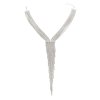 N-7836 Long Tassels Women Chokers Necklaces Gypsy Baroque Alloy Glossy Metal Charms Statement Necklaces
