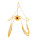 F-1007 Women's Fashion Gold Tassel Headdress Wedding Hair Accessories Suitable for Women's Party Jewelry Gifts