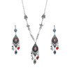 E-6434 F-1008 Women Fahison Bohemia Trendsetting Earring HAIRBAND SETExquisite Patten Long Fringe Dangle Earring Jewelry Gift