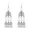 E-6503 Women Boho  Antique Silver Gypsy Indian Tribal Ethnic Dangle Earrings