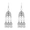 E-6503 Women Boho  Antique Silver Gypsy Indian Tribal Ethnic Dangle Earrings