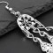 E-6503 Women Boho  Antique Silver Gypsy Indian Tribal Ethnic Dangle Earrings