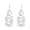 E-6502 Silver Phoenix Earrings Tassels Dangle Birthday Jewelry Gifts for Women's Girl Christmas Graduation Party