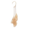 E-6504 Fashion New Elegant Women's Feather Earrings Without Perforations Long Tassel Chain Earrings Holiday Party Jewelry Gifts