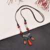 N-7841 Pendant Headband For Women Bohemian Ethnic Forehead Hairwear Handmade Tribal Party Hair Jewelry