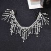 F-1012 Super Fairy Crystal Forehead Hair Ornament Exotic Nationality Bride Head Chain