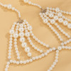 N-7856 FASHION BOHEMIAN GYPSY WAIST CHAIN BODY CHAIN BEAD BRA Pearl BRA FOR WOMEN JEWELRY