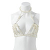N-7856 FASHION BOHEMIAN GYPSY WAIST CHAIN BODY CHAIN BEAD BRA Pearl BRA FOR WOMEN JEWELRY