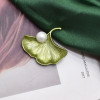 P-0453-A/B/C Pearl Alloy Brooch for girls,Leaf Women Brooch Elegant Wedding Birthday Party Decoration