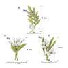 P-0452 Rhinestones Pearl Alloy Brooch for girls,Leaf Women Brooch Elegant Wedding Birthday Party Decoration