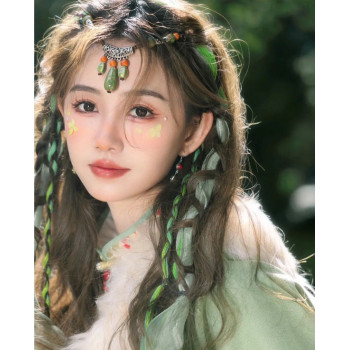 N-7841 Pendant Headband For Women Bohemian Ethnic Forehead Hairwear Handmade Tribal Party Hair Jewelry