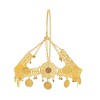 F-1015 Gold Coin Tassel Crystal Flower Forehead Hair Accessories Indian Bohemian Bride Wedding Accessories