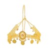 F-1015 Gold Coin Tassel Crystal Flower Forehead Hair Accessories Indian Bohemian Bride Wedding Accessories