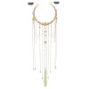F-1019 Chinese Bridal Hair Accessories Long Tassel Blue Crystal Pendant Hair Jewelry