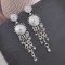 E-6513 Vintage Tassel Earrings For Women Bohemian Ethnic Carved Gypsy Drop Dangle Statement Earrings