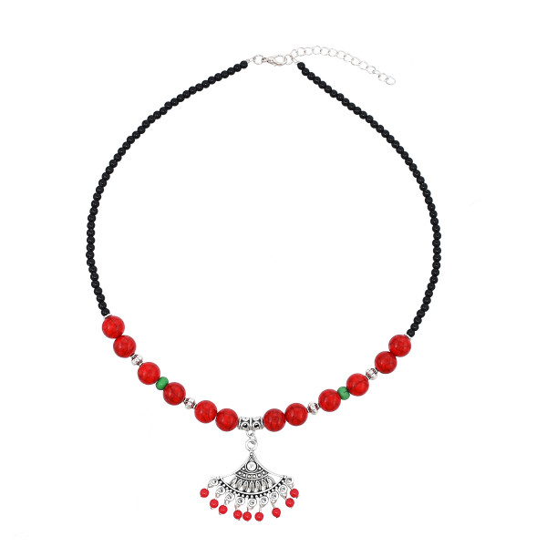 Boho Forehead Head Chain Bead Chain Ethnic Headpiece Vintage Pendant For Women Girls Vacation Decoration