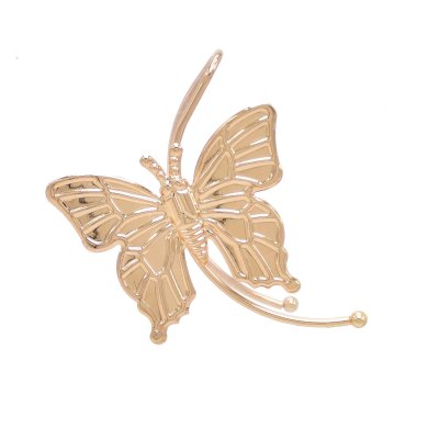 E-6514  Alloy Butterfly leaf Ear Cuff For Women Cute Gypsy Charms Baroque Clips Earrings Female