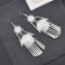 E-6518 Alloy Tassel Women Earrings Silver Bohemian Ethnic Drop Dangle Earrings Gypsy Indian Jhumka