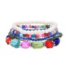 B-1227 5 PC Bohemian Women Bracelet Ethnic Colorful Beads Strand Bracelets Turkish Statement Charms Bracelet