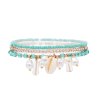 B-1227 5 PC Bohemian Women Bracelet Ethnic Colorful Beads Strand Bracelets Turkish Statement Charms Bracelet
