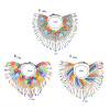 N-7868 Fashion Choker Necklaces Colorful Acrylic Beaded Indian Ethnic Bib Choker Necklace For Women Charm Beads Making Jewely