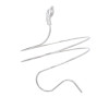 B-1229-G/S Punk Coiled Snake Spiral Upper Arm Cuff Bangle Bracelet Twisted Wire Bangles for Men Women