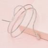 B-1229-G/S Punk Coiled Snake Spiral Upper Arm Cuff Bangle Bracelet Twisted Wire Bangles for Men Women