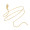 18K gold plated