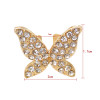 R-1577 Alloy Butterfly Female Lovely Gypsy Charm Baroque Clip Earrings Female Jewelry Gift