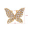 R-1577 Alloy Butterfly Female Lovely Gypsy Charm Baroque Clip Earrings Female Jewelry Gift