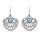 E-6522 Vintage Hollow Women Earrings Bells Tassel Turquoise Turkish Charms Drop Earrings