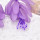 E-6524-PI/PU Flower Petal Drop Bead Stamen Pendant Euro Dangle for Women Grils Party Vacation Birthday Gift