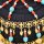 F-1029 Women Cap Hair Jewelry Long Tassel Bohemian Ethnic Coins Bead Statement Headband