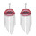 E-6526 New Fashion Rhinestone Lip Dangle Earrings Rhinestone Chain Tassel Women Earrings
