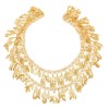 N-7873 2 Styles Gold Leaf Tassel Shoulder Chain Body Jewelry