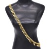 N-7873 2 Styles Gold Leaf Tassel Shoulder Chain Body Jewelry