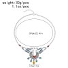 F-1034 Bead Pendant Hair Jewelry For Women Ethnic Statement Gypsy Tassels Headband Hairwear