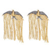 E-6558 New Fashion Swallow Waterfull Earrings Women's Earrings Chains Tassel Earrings