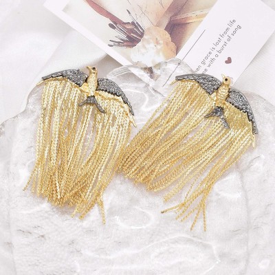 E-6558 New Fashion Swallow Waterfull Earrings Women's Earrings Chains Tassel Earrings