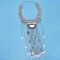 N-7877 European American Fashion Long Chain Multilayer Tassel Pendant Choker Necklace for Women