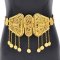 N-7878 Coin Tassel Women Body Chains Afghan Golden Carved Luxury Charms Bohemian Ethnic Body Jewelry