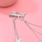 F-1036 Fashion Silver Butterfly hair accessories bell flowers Silver chain long tassel Bohemian style For Women Gifts