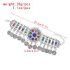 B-1193  Vintage Bohemian Gypsy Coin Pendant Bracelet Diamond Bracelet For Women Girls Jewelry