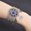 B-1193  Vintage Bohemian Gypsy Coin Pendant Bracelet Diamond Bracelet For Women Girls Jewelry