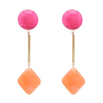 E-6530 Pendant Drop Earrings For Women Long Tassel Charms Statement Elegant Wedding Earrings Female